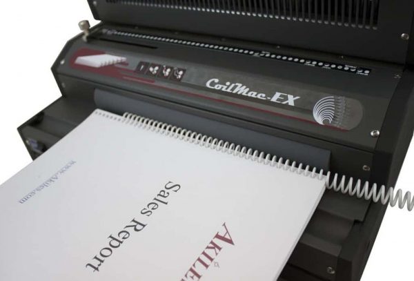 دستگاه فنرزن صحافی برقی مدل CoilMac-EX06 سوپر بایند