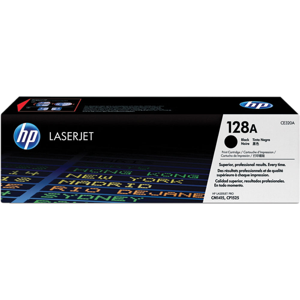 HP 128A Black Laser Cartridge