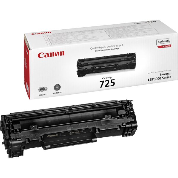 Canon 725 black laser toner cartridge