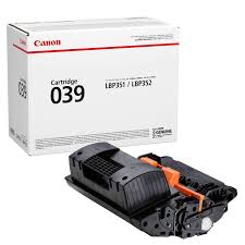 Canon 039 black laser cartridge