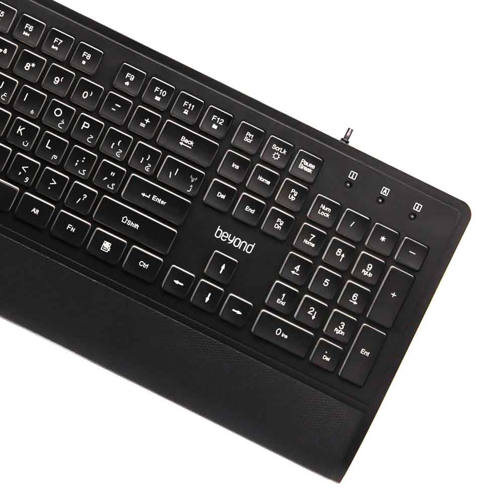 کیبورد باسیم مدل BK-7200w بیاند