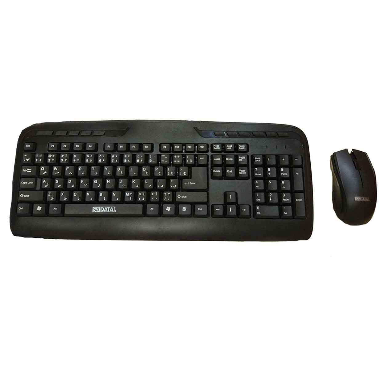 کیبورد و ماوس بی سیم مدل SKM-1554WL سادیتا