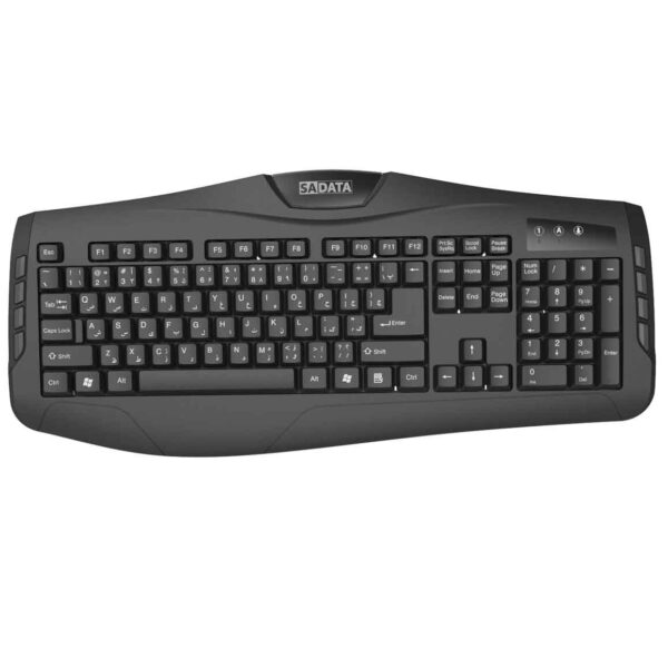 کیبورد و ماوس بی سیم مدل SKM-1555WL سادیتا