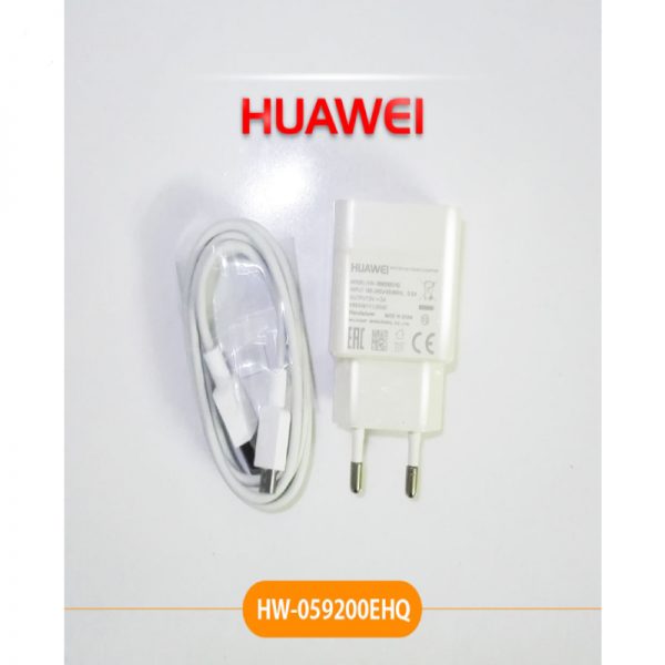 شارژر دیواری مدل HW-059200EHQ به همراه کابل تبدیل USB-C هوآوی