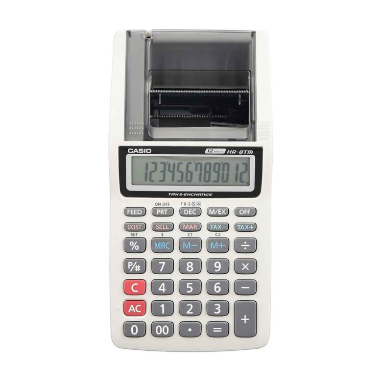 ماشین حساب مدل HR-8TM کاسیو