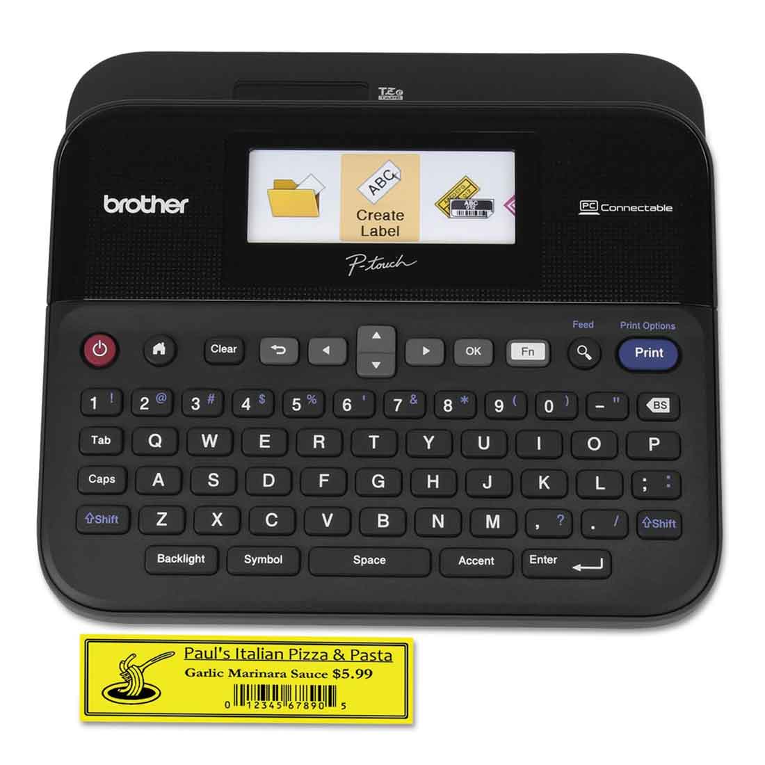 پرینتر لیبل زن مدل PT-D600VP برادر