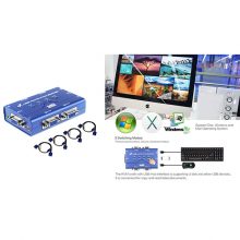 سوییچ VGA KVM چهار پورت USB مدلKPU624 کی نت پلاس