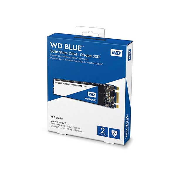 حافظه SSD مدل BLUE WDS200T1B0B ظرفیت 2 ترابایت وسترن دیجیتال