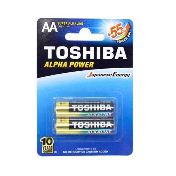 باتری قلمی سوپر آلکالاین Alpha Power بسته 4 عددی توشیبا