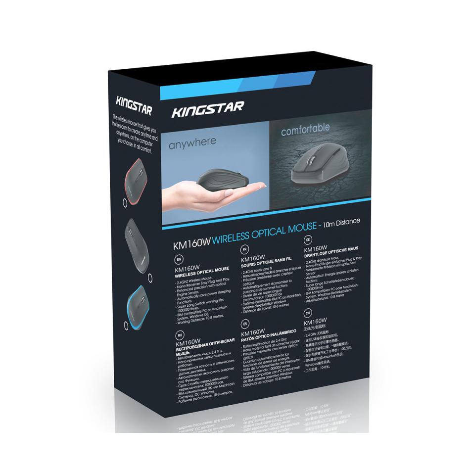 ماوس بی سیم مدل KM160W کینگ استار