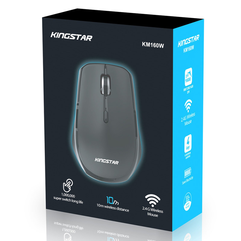 ماوس بی سیم مدل KM160W کینگ استار
