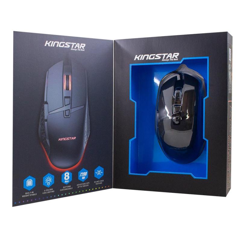 ماوس مخصوص بازی مدل KM365G کینگ استار
