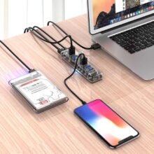 هاب 7 پورت USB 3.0 شفاف مدل F7U-U3 اوریکو