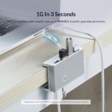 هاب 4 پورت USB 3.0 فلزی Clip Type مدل MH4PU اوریکو