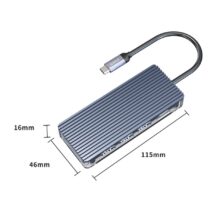 هاب 6 پورت USB-C مدل WB-6TS اوریکو