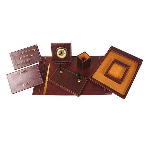 ست رومیزی چرمی 9 تیکه کد 06