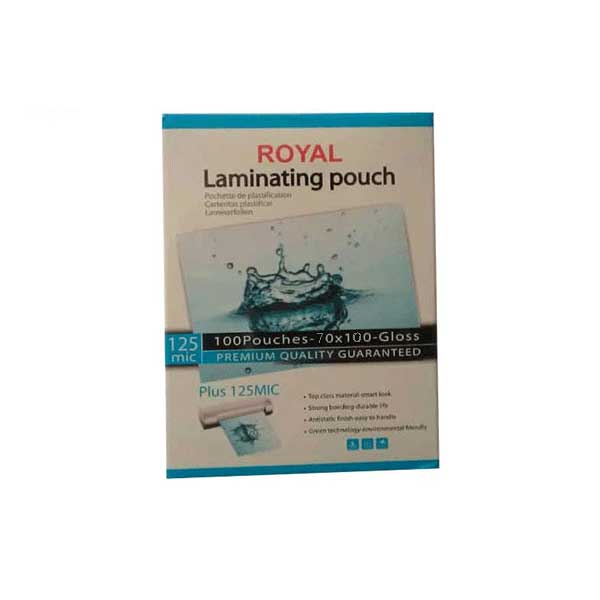 طلق پرس کارت 125 میکرون رویال سایز 7x10