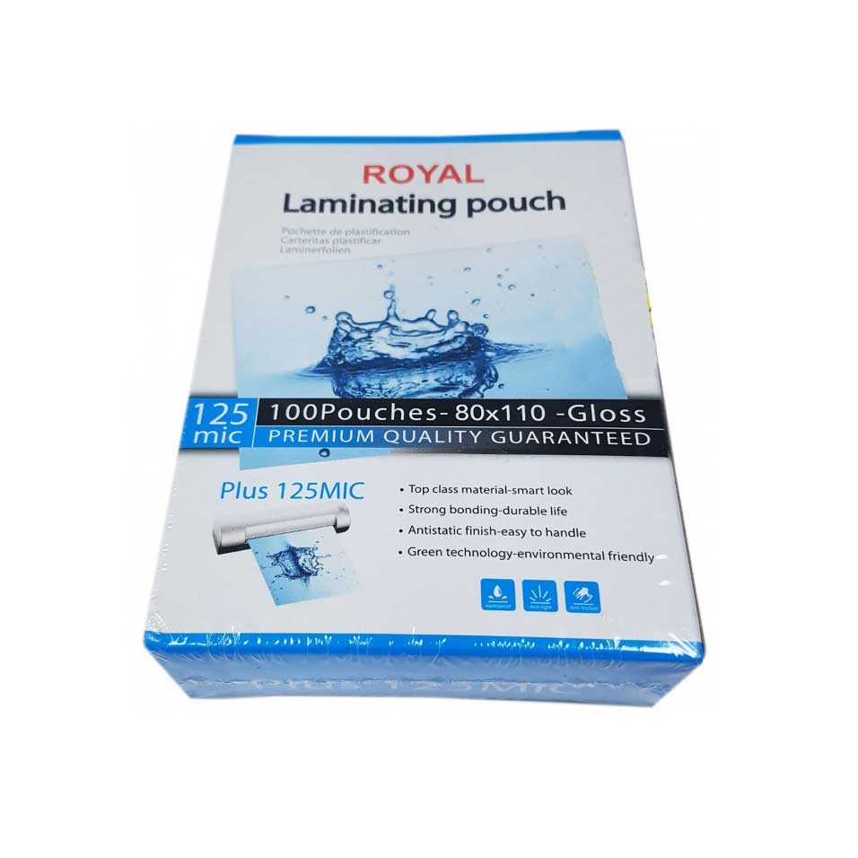 طلق پرس کارت 125 میکرون رویال سایز 8x11