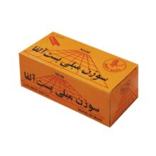 سوزن منگنه مبلی بست آلفا سایز 80/6 بسته 6000 عددی