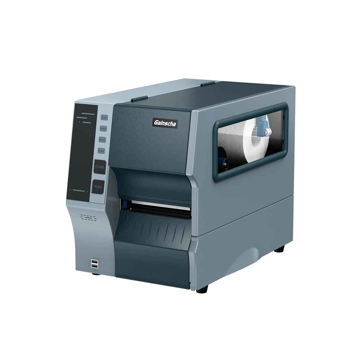 لیبل پرینتر صنعتی گینشا مدل GI-3406T PLUS با نمایشگر LCD