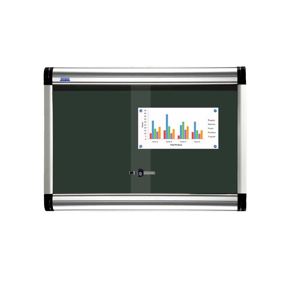 تابلو اعلانات شیشه خور 60x40cm شیدکو