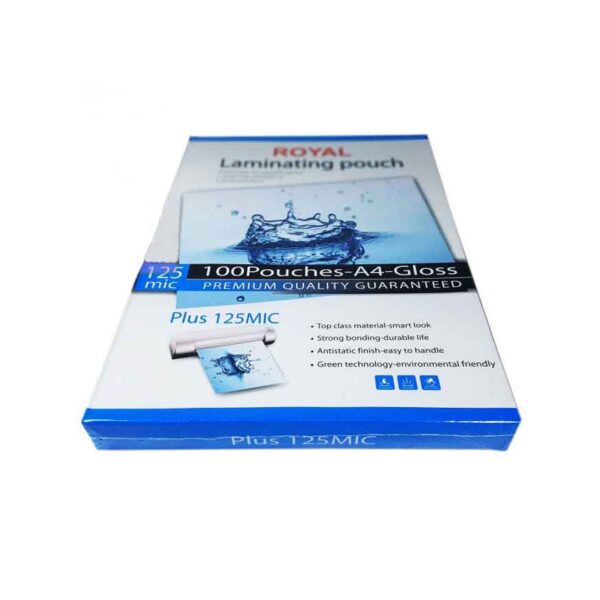 طلق پرس کارت 125 میکرون رویال سایز A4