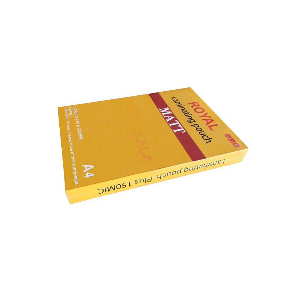 طلق پرس کارت مات 150 میکرون رویال سایز A4