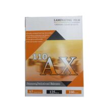 طلق پرس کارت 125 میکرون AX سایز A5