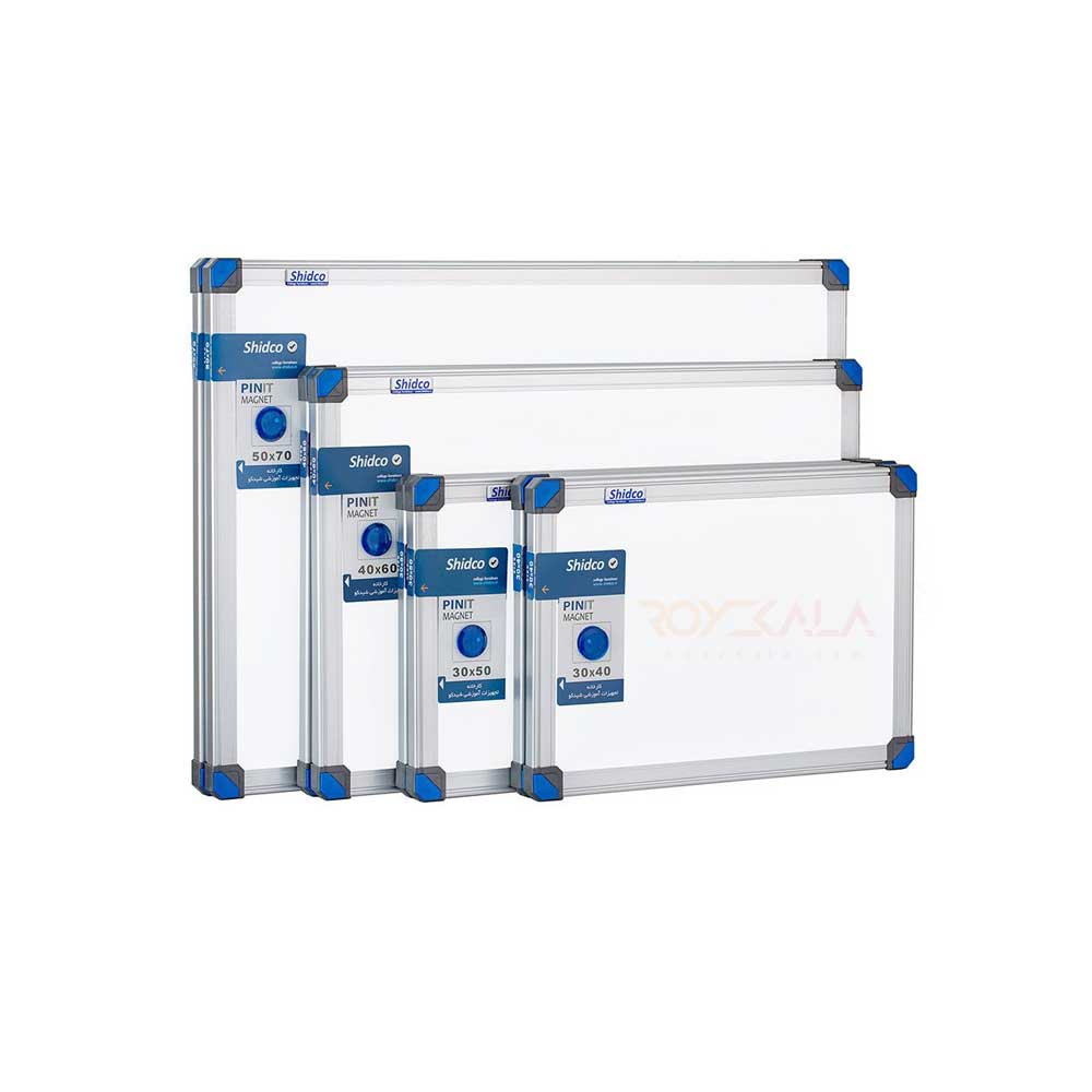 تخته وایت برد مغناطیسی آلفا 100x80cm شیدکو