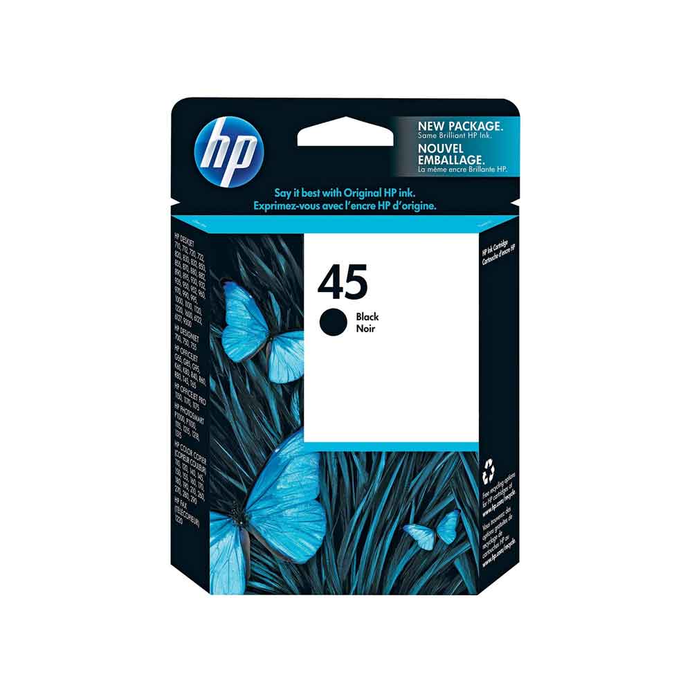 کارتریج جوهرافشان مشکی مدل 45 اچ پی