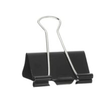 گیره دوبل فلزی سایز 15 بسته 12 عددی