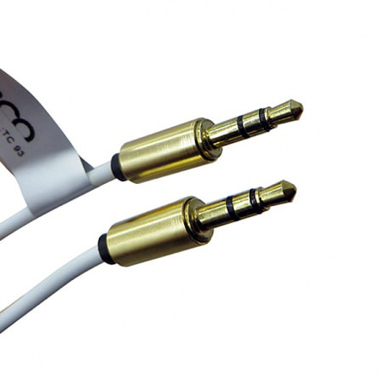 قیمت و مشخصات کابل AUX تسکو مدل TC 93 طول 1 متررویزکالا